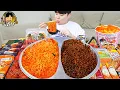 ASMR MUKBANG 편의점 핵불닭 미니!! 떡볶이 \u0026 핫도그 \u0026 김밥 FIRE Noodle \u0026 HOT DOG \u0026 GIMBAP EATING SOUND!
