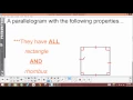 Lesson 8 2 Special Parallelograms