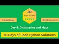 HackerRank Day 8 Dictionaries and Maps problem solution in Python with Explanation 30 Days Of Code