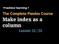 Make index as a column in Pandas of 53 The Complete Pandas Course