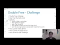 Vulnerability Classes - Double Free Exercise