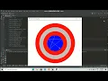 draw captain america shield using python