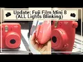 FujiFilm Instax Mini 8 TroubleShoot All lights blinking SOLVED MINI 8 VS MINI 11 ALICIABLIFESTYLE