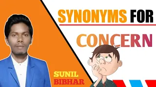 CONCERN SYNONYMS WORD hindi and english word