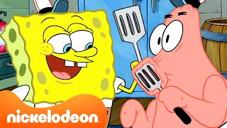 SpongeBob | Semua Momen Krusty Krab 🍔 | 90 Menit | Nickelodeon Bahasa