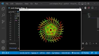 Python Turtle Graphics - 39 Cool Shape Drawing Python Turtle Learnonpy Python