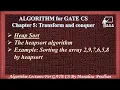 Ch 5 6 Heap Sort The heapsort algorithm Example Sorting the array 2 9 7 6 5 8 by heapsort