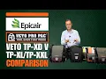 Comparing Veto Pro Pac TP-XD with the Veto TP-XL and TP-XXL