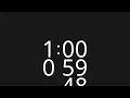 1 Minute Countup Timer