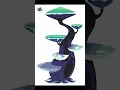 Python Turtle Graphics - 32 Mushroom Art by Code