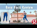 Lululemon Base Pace Tight NEW 2021 Item Is it worth the 88 price tag Review Action Shots