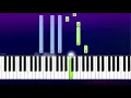 Sabrina Claudio - Rumors ft. ZAYN(Piano tutorial)