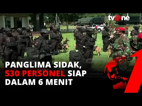 Panglima TNI Sidak Markas Kopassus, Lebih dari Ratusan Personel Berdiri Tegak | tvOne