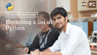 Python Interview Question Reversing a List in Python Perfect eLearning