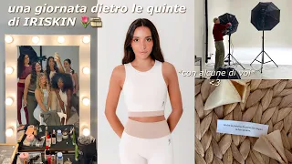 nel backstage di IRISKIN per un giorno: DAILY WORKING VLOG🌷🎞️