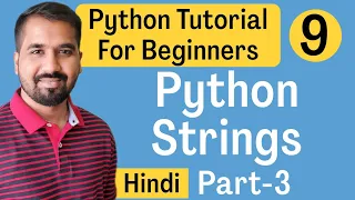 Python Strings Part-3 Explained in Hindi l Python Tutorial For Beginners