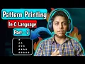 Pattern Printing Tutorial C language Part - 7 Logic Building
