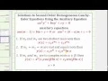 Ex Solve a Second Order Cauchy-Euler DE Initial Value Problem 2 distinct real