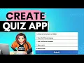 Quiz app with the help of html css js