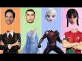 Download Lagu Help Wednesday Addams, Frozen Elsa, Ronaldo CR7, Ant man Chose Head