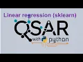 QSAR with python w3-4 linear regression in scikit learn