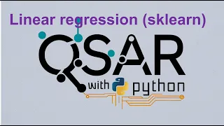 QSAR with python w3-4 linear regression in scikit learn