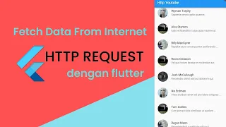FLUTTER HTTP REQUEST FETCH GET DATA FROM THE INTERNET CONNECT TO REST API INDONESIA