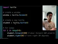 For and While Loops in Turtle Graphics