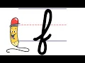 Pencil Pete s Cursive Writing - Lowercase f