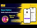 React Native Chat Application Sign In Process Home page Java Institute