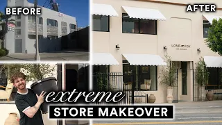 EXTREME Retail Store Makeover *FULL Exterior Makeover*