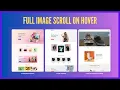 How To Make an Image Scroll on Hover in Elementor Pro 2025