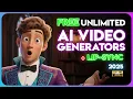 Download Lagu 5 FREE \u0026 UNLIMITED AI Video Generators You MUST Try 🚀 | Text-to-Video + Image-to-Video | With Proof