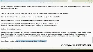 Core Java OOPS Part - 15 Methods in Java Methods Methods Overloading Compile Time Polymorphism