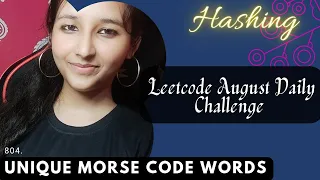 804 Unique Morse Code Words Easy Cpp Hashing Most intuitive approach