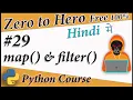 What is map and filter in Python Python Free tutorial Death Code