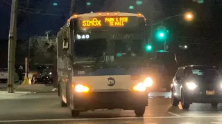 Park Ride-SI Mall Bound 2012 MCI D4500CT 2303 SIM8X Express Bus Bypassing Richmond Av Victory Bl