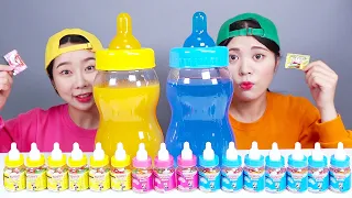Kẹo thạch trong chai lớn món tráng miệng Mukbang DONA