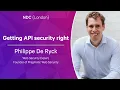 Getting API security right - Philippe De Ryck
