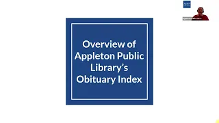 Overview of Appleton Public Library s Obituary Index
