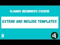 Extending and including Templates Python Django Web Framework Course