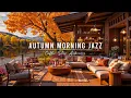 Download Lagu Outdoor Coffee Shop Ambience \u0026 Warm Autumn Morning Jazz 🍂 Soft Piano Jazz Music for Studying, Work