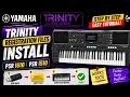 How to Install Trinity Registration Files in Yamaha PSR I610 PSR I510 Complete Tutorial