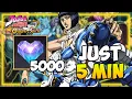 GET 5000 GEMS in just 5 Min - Hidden Trick I JoJo Golden Spirit