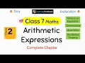 Class 7 Maths Arithmetic Expressions - Class 7 maths ganita prakash chapter 2