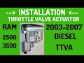 48RE Transmission Throttle Valve Actuator Swap Repair - TTVA Remove Replace