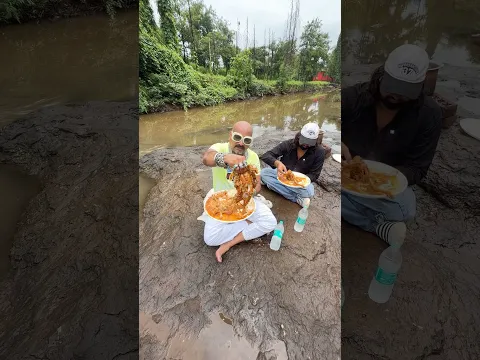 देसी मुर्गा खाया मस्त जगह….😍❤️🍗 #chickenlegpiece #foodchallenge #indiafood #foodie #food #shorts