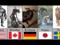 Mythical Monsters from different countries Comparison