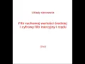 Filtr ruchomej wartosci sredniej i inercyjny I rzedu moving average filter and lag filter Octave