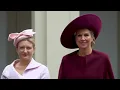 WA en Máxima ontvangen Guillaume en Stéphanie van Luxemburg